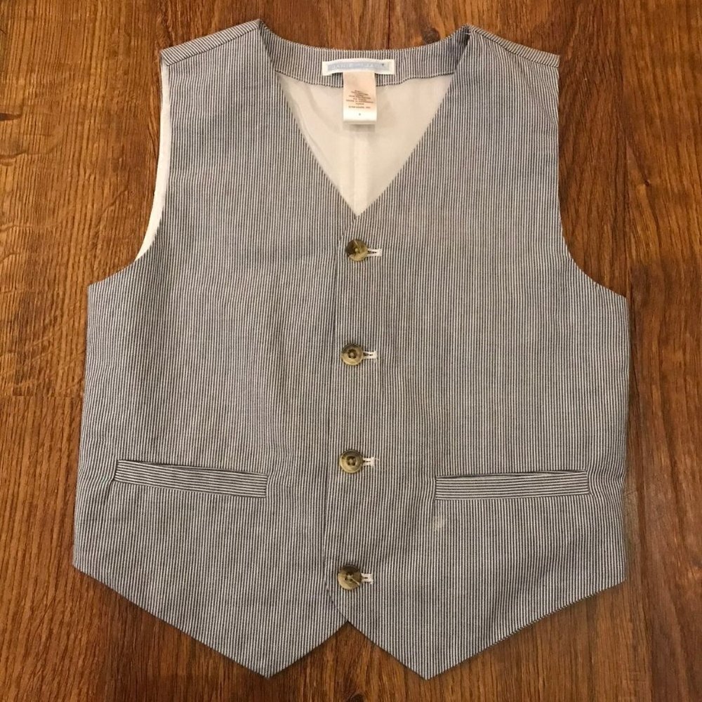 Janie and Jack striped Vest